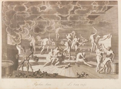 حمام روسي. شعوب روسيا أو وصف الأخلاق من قبل تشارلز دي ... ، 1811-1812. بواسطة كورنييف