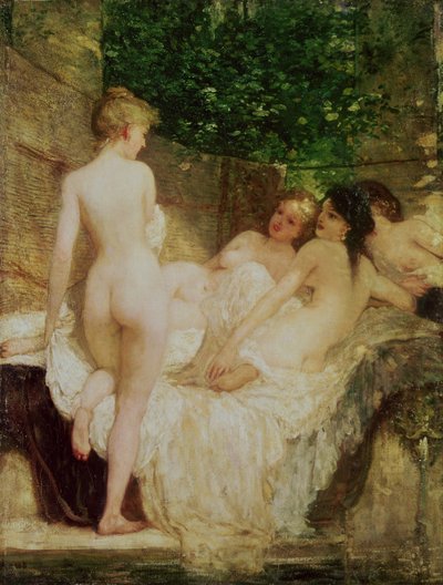 بعد الحمام ، 1880 ج بواسطة Károly Lotz