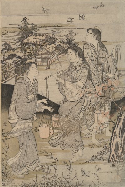 K؟ ya في مقاطعة Ki-I و Noda في مقاطعة Mutsu من Six Jewel Rivers بواسطة كوبو شونمان