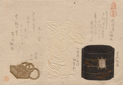ثلاث تحف من سلسلة "الأشياء الموقرة": جلد ؛ اينرو؟ Netsuke (Meibutsu: Kawa؛ do؟ inro ؟؛ do؟ netsuke) بواسطة كوبو شونمان
