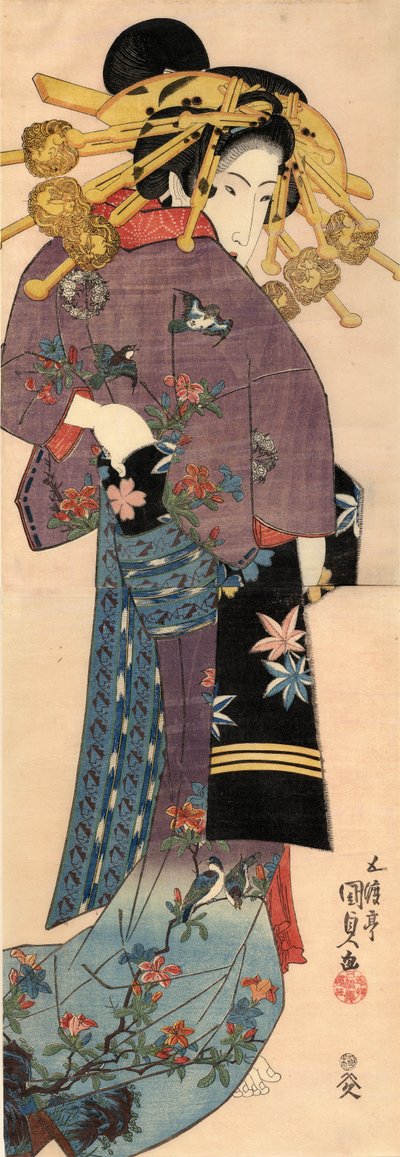 Bijin الدائمة ، حوالي عام 1820 بواسطة كونيسادا