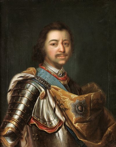 صورة للإمبراطور بطرس الأول 1672-1725 بواسطة كوبيكي