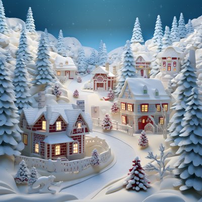 3D عيد الميلاد ثلجي 2 بواسطة Kurt Heppke