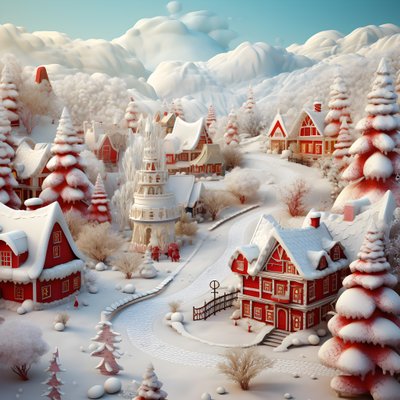 3D عيد الميلاد ثلجي 4 بواسطة Kurt Heppke