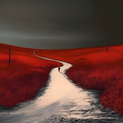 طريق أحمر طويل. يذهب. مثل البطل الذي لم يمش قط. 1 بواسطة Kurt Heppke
