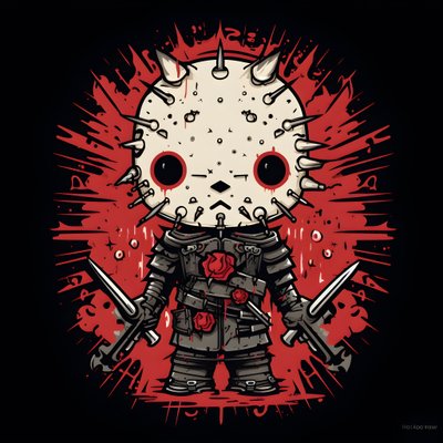 تصميم قميص Hello Kitty als Pinhead 1 بواسطة Kurt Heppke