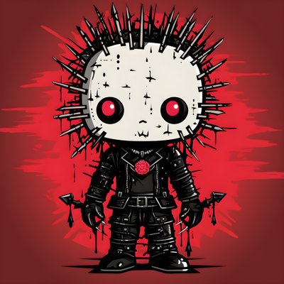 تصميم قميص Hello Kitty als Pinhead 4 بواسطة Kurt Heppke