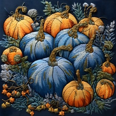 Stickeikuerbisse في Blautoenen 3 بواسطة Kurt Heppke