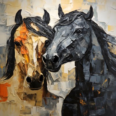 الخيول السوداء 2 بواسطة Kurt Heppke