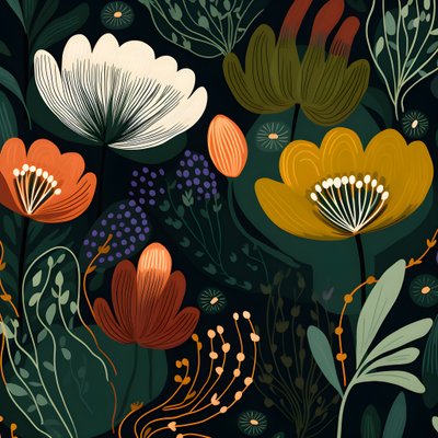 الأشكال التجريدية المعاصرة Marimekko 2 بواسطة Kurt Heppke