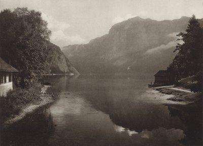 Altausseer See (صورة b / w) بواسطة كيرت هيلشر