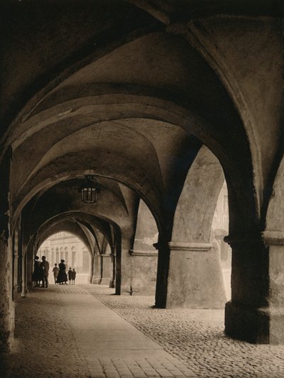 جوريتز - ممرات في ساحة السوق ، 1931 بواسطة كيرت هيلشر