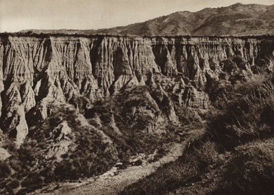 إيطاليا: Diamante ، Calabria ، التآكل (b / w photo) بواسطة كيرت هيلشر