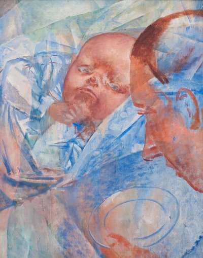 الأم والطفل ، 1922 بواسطة Kuzma Sergeevich Petrov Vodkin