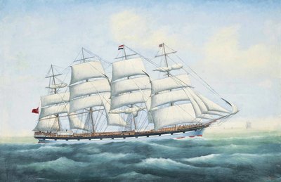 السفينة الحديدية ذات الأربع صواري "مقاطعة لينليثجو" بواسطة لاي فونغ