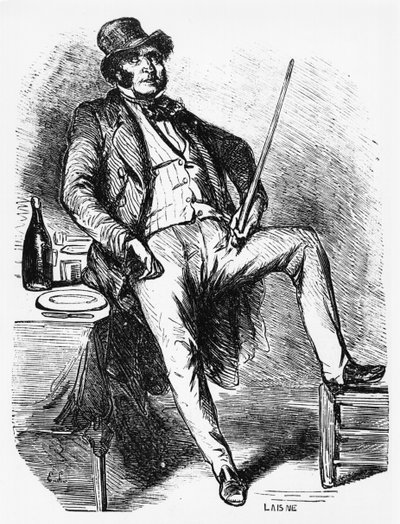 Vautrin ، رسم توضيحي من "Le Pere Goriot" بواسطة Honore de Balzac (1799-1850) بواسطة ليزن