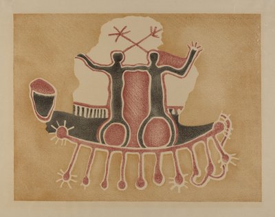 Petroglyph - شخصيات بشرية بواسطة لالا إيف ريفول