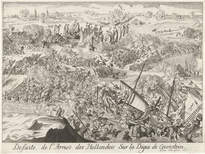 معركة سد Kauwenstein 1585 Defaite de l