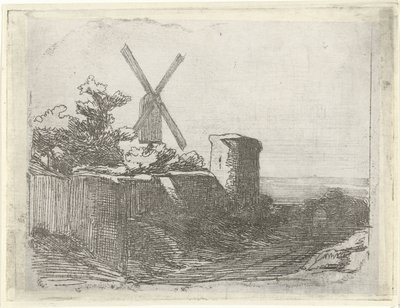 دمر مع طاحونة بواسطة لامبرتوس هاردنبرج