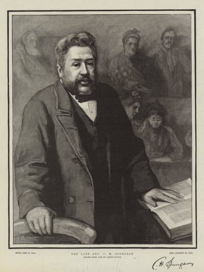 القس الراحل CH Spurgeon بواسطة Lance Calkin