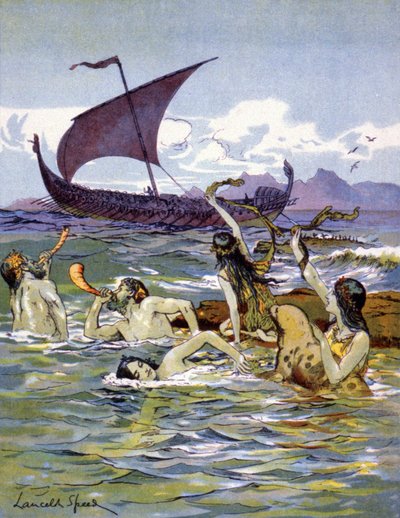 جايسون والصوف الذهبي، حوالي عام 1900 (رسم توضيحي) بواسطة لانسلوت سبيد
