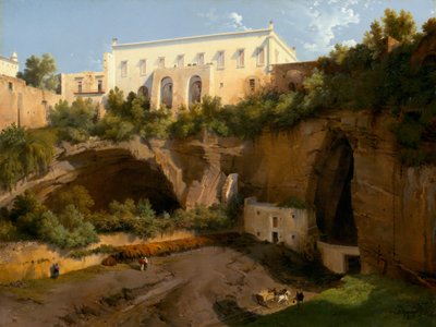 منظر لفيلا ، Pizzofalcone ، نابولي ، c. 1819. بواسطة لانسلوت تيودور توربين دي كريسي