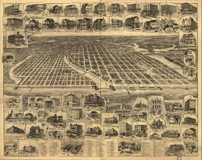 Asbury Park ، أوشن جروف والمنطقة المجاورة ، نيو جيرسي 1897. بواسطة لانديس وهيوز