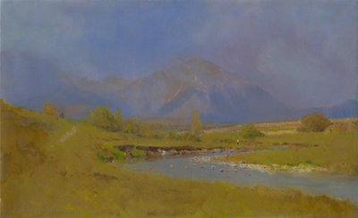 المناظر الطبيعية Podtatranská بعد أمطار الربيع ، 1878-1879 بواسطة Laszlo Mednyanszky