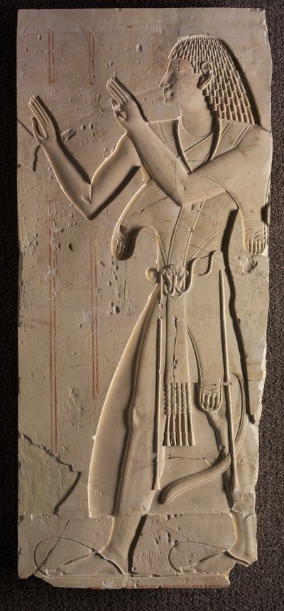 Mentuemhat في اللباس الكنسي ، c.667-647 قبل الميلاد بواسطة العصر المتأخر المصري