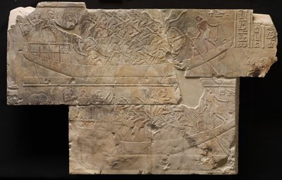 قاربين مع المعزين الإناث ، ج 677-647 قبل الميلاد بواسطة العصر المتأخر المصري