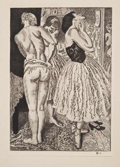 Three Graces of the Ballet، حانة. 1927. بواسطة لورا نايت