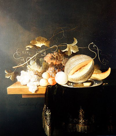 حياة صامتة للفاكهة (زيت على قماش) بواسطة لورين كرين