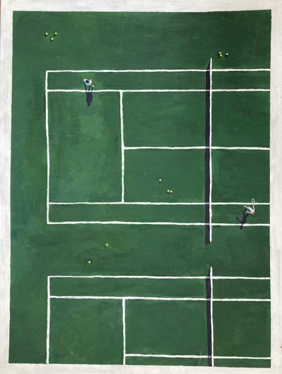 الحب، 2025 (أكريليك على قماش الكانفاس) بواسطة 