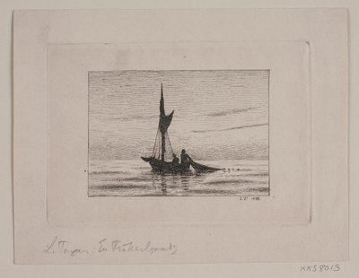 قارب صيد بواسطة Laurits Regner Tuxen