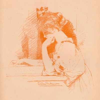 رسم تخطيطي لفتاة ، c1885 ، 1896 بواسطة لورنس ألما تاديما