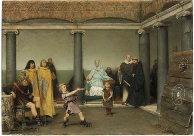 تعليم أطفال كلوتيلد وكلوفيس ، 1868 بواسطة لورنس ألما تاديما