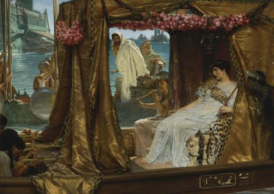 لقاء أنتوني وكليوباترا 1885 بواسطة لورنس ألما تاديما