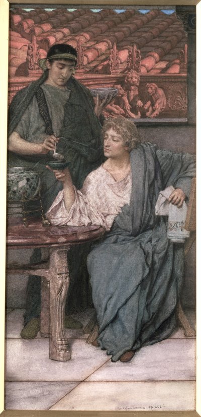 The Roman Wine-Tasters بواسطة لورنس ألما تاديما