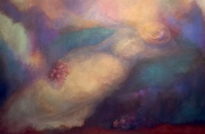 ظلال الخزامى، 2025 (زيت على قماش) بواسطة لي كامبل