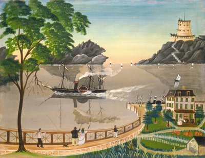 US Mail Boat ، 1855 أو أحدث. بواسطة ليلى بومان