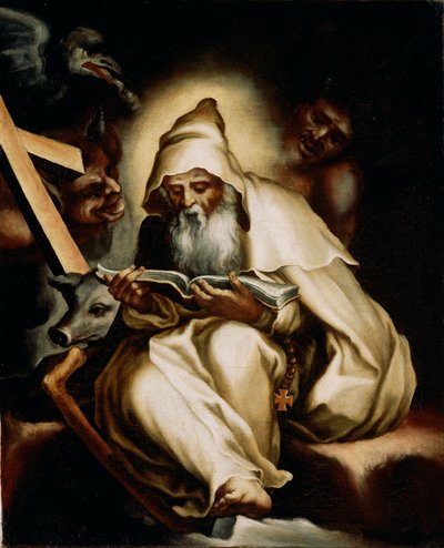 إغراء القديس أنطونيوس ، حوالي 1575 بواسطة Lelio Orsi da Novellara