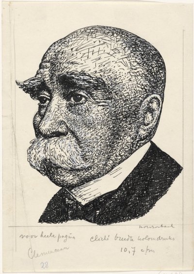 Portret van George-Eugene-Benjamin Clemenceau بواسطة ليو جستل