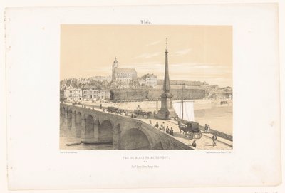منظر لبلوا من الجسر جائزة Vue de Blois du pont (العنوان على الكائن) فرنسا المعاصرة (عنوان السلسلة) La France de nos jours (عنوان المسلسل) بواسطة يفسد