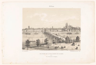 منظر لأورليان من الضفة اليسرى لوار اورليانز. جائزة Vue de la rive gauche de la Loire (العنوان على الكائن) فرنسا المعاصرة (عنوان المسلسل) La France de nos jours (عنوان السلسلة على الكائن) بواسطة يفسد