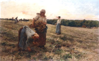 Gleaners at Sunset ، 1889 بواسطة ليون أوغسطين ليرميت