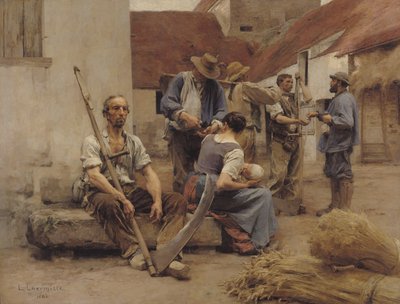 دفع الحصادات ، 1882 بواسطة ليون أوغسطين ليرميت