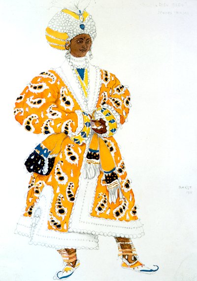 راجا يونغ ، تصميم زي الباليه ، 1911 بواسطة ليون باكست