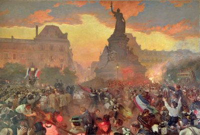 كرنفال في باريس تكريما للبحرية الروسية ، 5 أكتوبر 1893 ، 1900 بواسطة ليون باكست