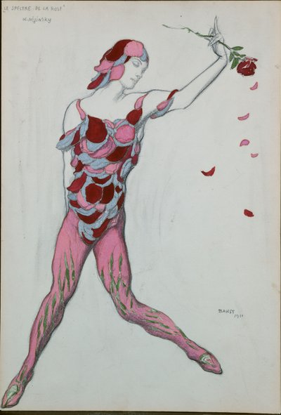 تصميم أزياء لنيجينكسي من Le Specter de la Rose ، 1911 بواسطة ليون باكست