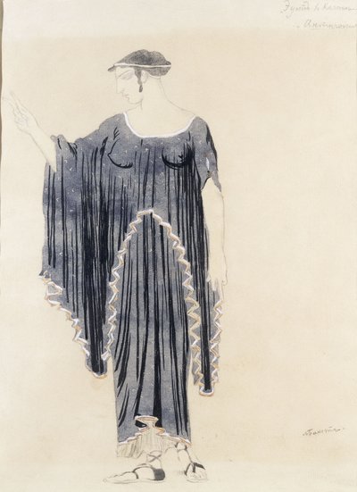 تصميم أزياء لأوديب في كولونوس- أنتيجون ، ج. من عام 1899 حتى عام 1909 بواسطة ليون باكست